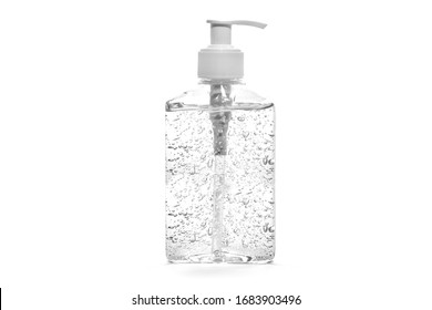 hand gel . Hand  sanitizer bottle isolated on white background and mockup - Shutterstock ID 1683903496