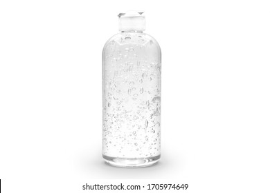 hand gel . Hand  sanitizer bottle isolated on white background and mockup - Shutterstock ID 1705974649