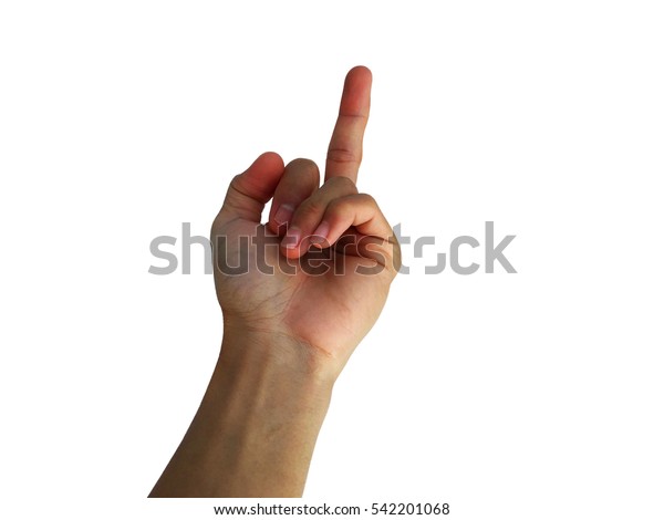 Hand Gesture Frustration Anger Revenge Stock Photo (Edit Now) 542201068