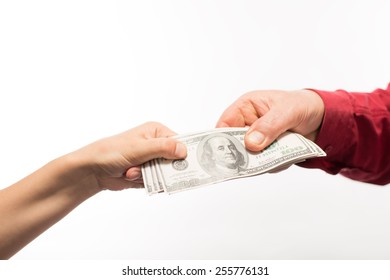 Handing Over Money Images, Stock Photos & Vectors | Shutterstock