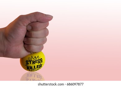 Hand Hit A Anti Stress Ball