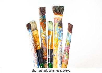 Hand Hold Brushes And Art Supplies