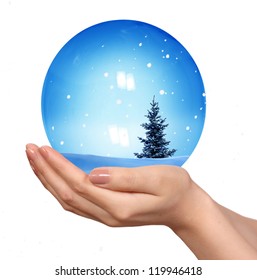 Hand Hold Snow Globe