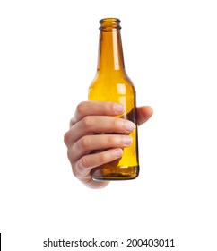 Hand Holding A Beer