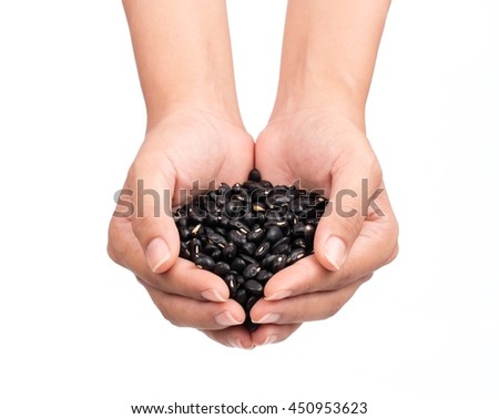 Similar – Ripe blackberries in a child hand