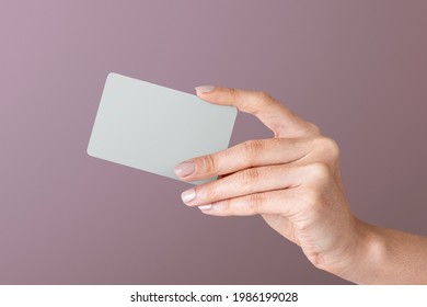 Hand Holding Business Card Stock Photo 1986199028 | Shutterstock