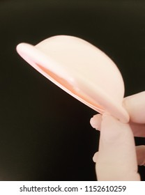 Hand Holding A Diaphragm Contraceptive Method 