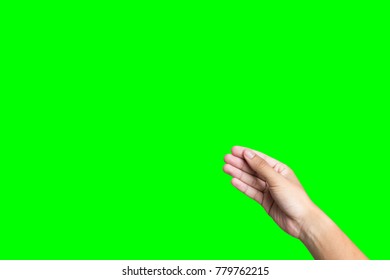 Hand Holding Green Screen Stock Photo 779762179 | Shutterstock