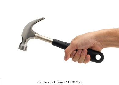 Hand Holding A Hammer