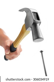 7,655 Hammer hitting nail Images, Stock Photos & Vectors | Shutterstock