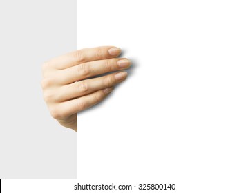 Hand Holding Paper