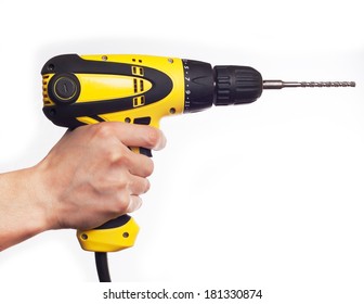 Hand Holding Power Drill