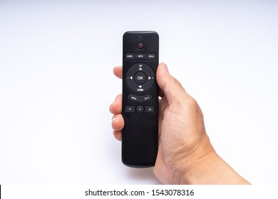 
Hand Holding A Remote Control