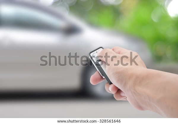 Hand Holding Remote Control Car Stock Photo (Edit Now) 328561646