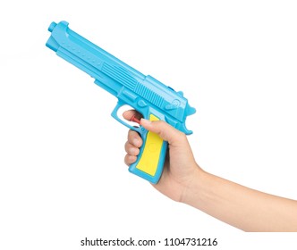 Hand Holding Toy Plastic Gun Child Stock Photo 1104731216 | Shutterstock