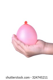 Hand Holding Water Balloon