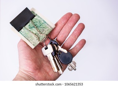 Hand Holds Black Paper Clips Bunch Stock Photo 1065621353 | Shutterstock