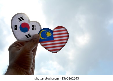 Malaysia Heart Flag Stock Photos Images Photography Shutterstock