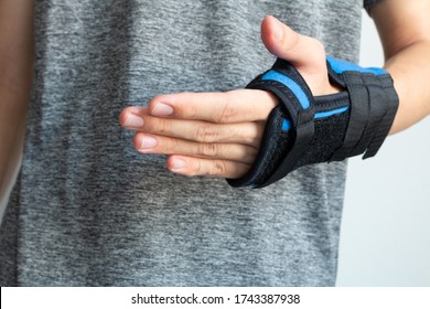 broken hand gloves