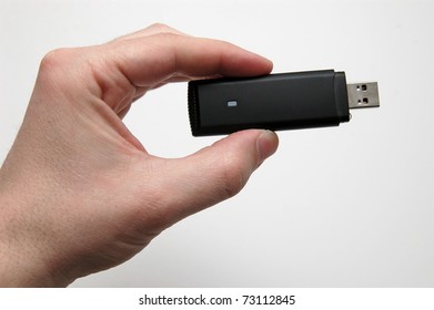 Hand Keeping HSPA USB Dongle.