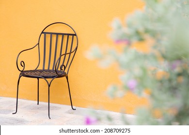 Hand Made Chair Wrought Iron 