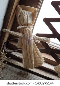 A Hand Made Corn Husk Doll