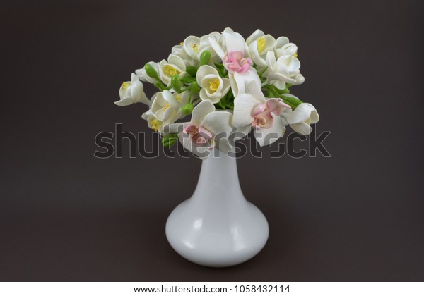 Hand Made Polymer Clay Flower Bouquet Stock Photo Edit Now