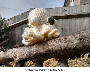 Hand Made Toy Crocheted Baby Dumbo Octopus