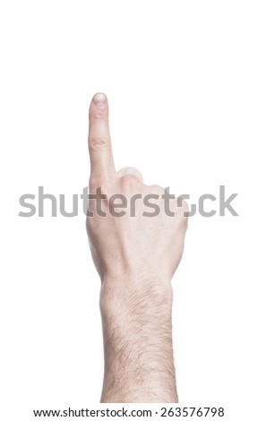 hand making number1