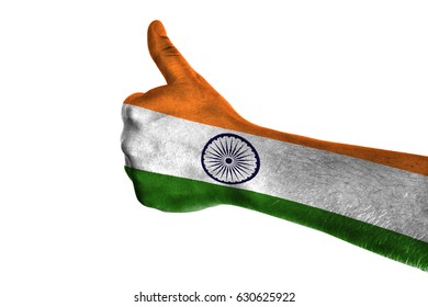 149 India flag with thumb up Images, Stock Photos & Vectors | Shutterstock