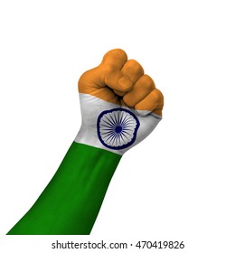 9,243 India flag on hand Images, Stock Photos & Vectors | Shutterstock