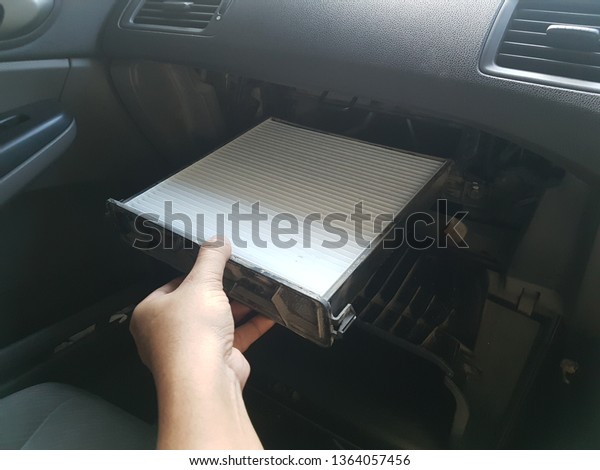 Hand Man Car User Open Change Stock Photo Edit Now 1364057456