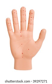 Hand With Massage Pressure Points