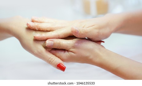 Hand massage. Therapeutic hand massage - Powered by Shutterstock