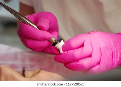 Hand Master With Tool For Microblading, Training In Permanent Makeup