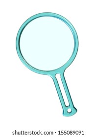 Hand Mirror Isolated On White Background