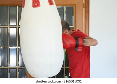 Hand Motion Blur Hitting Boxing Bag Stock Photo 2165015031 | Shutterstock