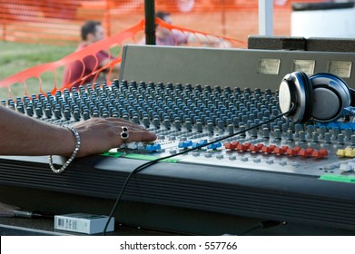 Hand On Sound Board