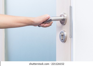 Hand Open Door