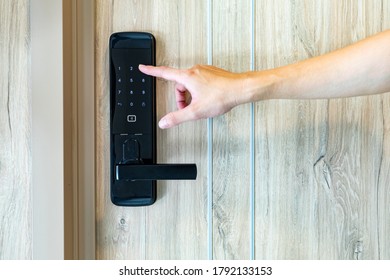 Hand Open Door Digital Access Control Stock Photo 1792133153 | Shutterstock