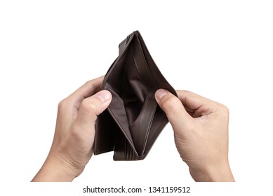 Man Hand Open Empty Wallet On Stock Photo 577019155 | Shutterstock