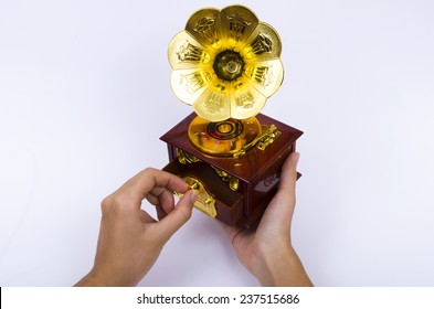 Hand Open A Music Box