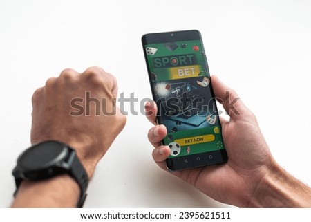 Hand opening install app on playstore android smartphone. Bandung, Indonesia March 2023