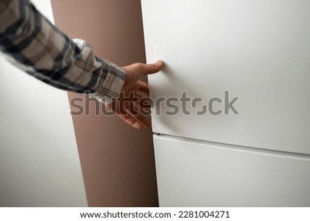 Similar – Image, Stock Photo blue Gloves Latex