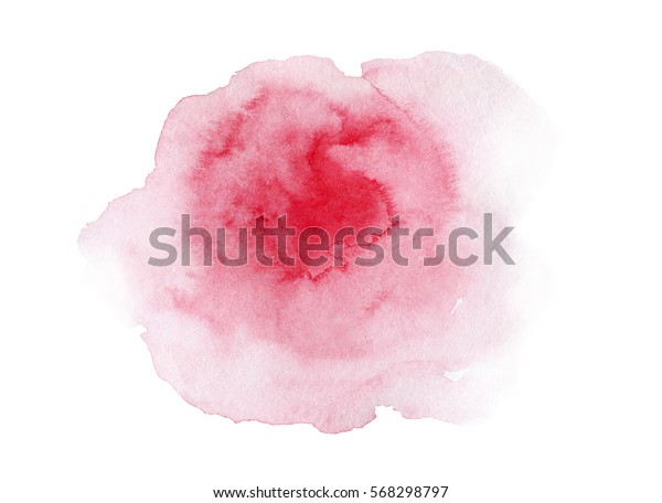 Hand Painted Pink Watercolor Splash On Stock Photo 568298797 | Shutterstock