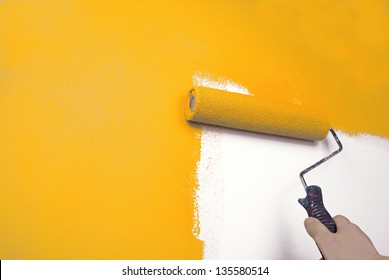 hand painting wall