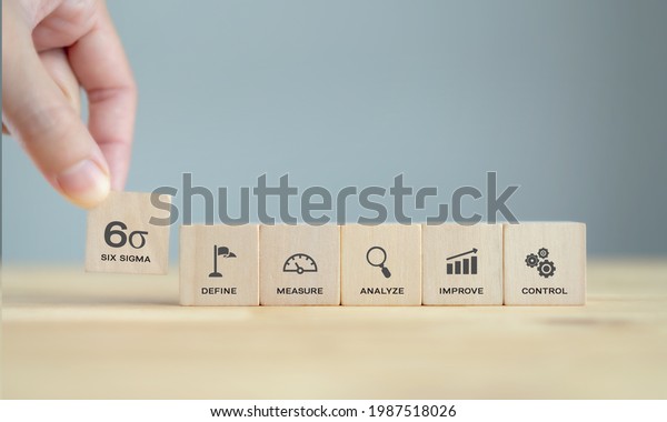 Hand Pick Six Sigma Icon On Stock Photo 1987518026 | Shutterstock