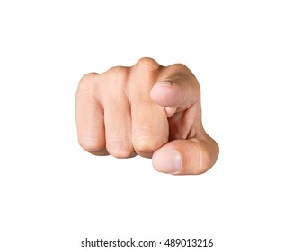 Hand Pointing You Gesture Foto de stock 489013216 | Shutterstock