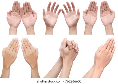 hand position is praying - Powered by Shutterstock