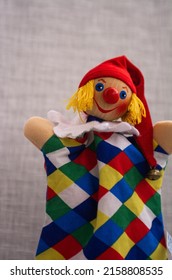 Hand Puppet Clown Jester Close Up, Puppet Theatre